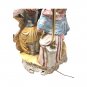 Capodimonte Porcelaine Lamp Three Figurine & Musical Pieces HUGE Vintage Italy