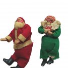 Vintage Mr. & Mrs. Santa Claus Dolls Toys with Grandchild Fabric Cloth Vintage Mr. & Mrs. Santa Claus Dolls Toys with Grandchild Fabric Cloth
