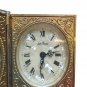 Vtg Europa Germany 2 Jewel Wind Up Alarm Clock MOP Face W 2 Photo Holders