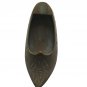 Antique Goel Ashtray India Solid Brass Handcrafted Inlay Engraved Shoe Shape