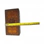 Antique Ethno Jewelry Trinket Box Large Inlaid Hand Carved Wood Bulgaria