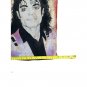 Vintage Michael Jackson In Purple Painting On Board Original Art Unique