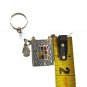 Metal Keychain with Torah Hebrew Prayer Book Hamsa Eye for Blessing  Israel
