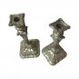 Wagner Huster England Enzino Antique Candle Holders Pair Candlesticks Art Deco