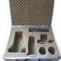 Hakuba Photo Hard Carrying Case ,Large Gray Metal w Keys Sanyio Photo Japan
