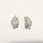 Vintage Alice Caviness Sterling Silver 925 Filigree Earrings Leaves Clip Vintage