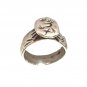 Antique Seal Ring Solid Silver Initials Mono France 18th Century 6.15 Man Women