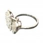 Women's Butterfly Ring CZ Cubic Zirconia Sterling Silver 925 Size 9 Vintage