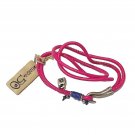 Uno De 50 Bracelet Double Pink Leather Silver Charm Unisex Men's Women's Spain Uno De 50 Bracelet Double Pink Leather Silver Charm Unisex Men's Women's Spain