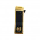 Antique Lighter Case Alfa By Feudor France Bte S.G.D.G. Sun Line Black & Gold