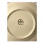 Vintage Set Of 4 Soup Deep Serving Plates Round Porcelain Beige Blue Floral