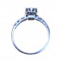 Antique Women Ring 1/2ctw Round Milky White Fancy Diamond Platinum Sz4 Art Deco