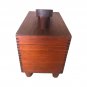 Antique Wooden Shoe Shine Box Poland Collectible