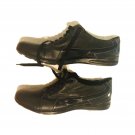 Herc Men's Oxford Dress Casual Shoes Lace Up Black Lacquer Genuine Leather Eu 44