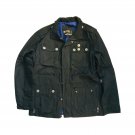 Angelo Litrico Italy Men`s Winter Jacket Coat Black Full Zip Lined Size L Angelo Litrico Italy Men`s Winter Jacket Coat Black Full Zip Lined Size L