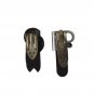Antique Women's Dress Clips Black Bakelite Art Deco Austria Estate Jewelry