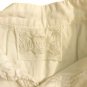 Manvi Men`s Shirt White Long Sleeve Embroidery  L/XL Half Button