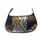 Sequined Evening Clutch Purse Mini Women's Bag Black Cream Brown Sequined Evening Clutch Purse Mini Women's Bag Black Cream Brown