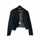 Kardashian Kollection Women`s Jean Jacket Blazer Jacket Size S Dark Blue