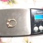14K Yellow Gold Princess Cut Purple Amethyst & Diamond Ring Men Women Designer