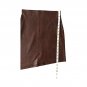 Vintage Verona Women`s Skirt Snake Dark Brown Asymmetrical Size S Knee Length