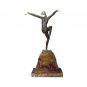 Antique Demetre Chiparus Dancer Of Kapurthala Bronze Sculpture Chryselephantine