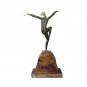 Antique Demetre Chiparus Dancer Of Kapurthala Bronze Sculpture Chryselephantine