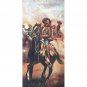 Joe Gish Painting Pancho Villa Mexican Oil on Canvas Signed Western Antique Art