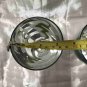 NWOT Blue Wine Glasses Stemmed Hand Blown Art Glass Set of 2 Pairs