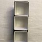 Modern White Hors D'oeuvres Tray With Holder Porcelain 3 Pcs