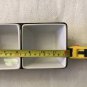 Modern White Hors D'oeuvres Tray With Holder Porcelain 3 Pcs
