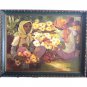Roger San Miguel Flores Expressionist Painting Of Ladies Oil On Canvas 1960s