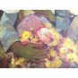 Roger San Miguel Flores Expressionist Painting Of Ladies Oil On Canvas 1960s