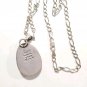 Vtg Native American Sterling Silver Kokopelli Turquoise Pendant Chain Necklace