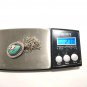 Vtg Native American Sterling Silver Kokopelli Turquoise Pendant Chain Necklace