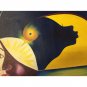 Painting Sandrack Jeans Abstract Romantic Mystical Haitian Oil Canvas Signed