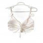 Bikini Top Fashion Nova 34D white push up swimwear Bra