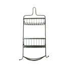 Wall Hanging Shower Organizer Shower Caddy Basket with Hooks Over Shower Head Wall Hanging Shower Organizer Shower Caddy Basket with Hooks Over Shower Head