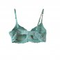 Hush intimates 34C women's push up bra green lace