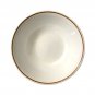 Corelle By Coning Set 3 Soup Serving Deep Plates White Red Rim