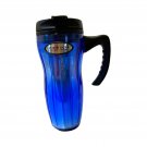 Starbucks Blue Coffee Mug with Lid Travel Tumbler with Handle Starbucks Blue Coffee Mug with Lid Travel Tumbler with Handle