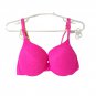 No Boundaries women's pink lace Push up bra lingerie 36 D