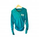 Air Sportswear Women`s Hoodie Turquoise Blue Long Sleeve Sz S Air Sportswear Women`s Hoodie Turquoise Blue Long Sleeve Sz S
