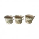 Kensington Staffordshire Ironstone Balmoral 1801 Cups & Saucers - 3 cups