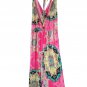 Winwin apparel pink mandala maxi dress sleeveless A line L