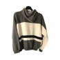 Town Craft Men`s Sweater Hoodie Long Sleeve L Grey Beige