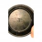 Carlisle Kingline Set  Of 4 9" Flat Serving Plates Black Melamine Round