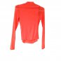 Iris High neck ribbed top long sleeve blouse orange L