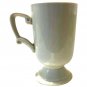 Vintage Mug With Handle White Ceramics Coffee Tea Cup