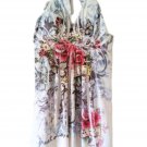 O'lala White Rose and Butterfly Backless Women's T-Shirt Tank Top (Size L) Large O'lala White Rose and Butterfly Backless Women's T-Shirt Tank Top (Size L) Large